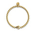 Drachen | 18 Karat Gold | Kristall-Charm-Armband