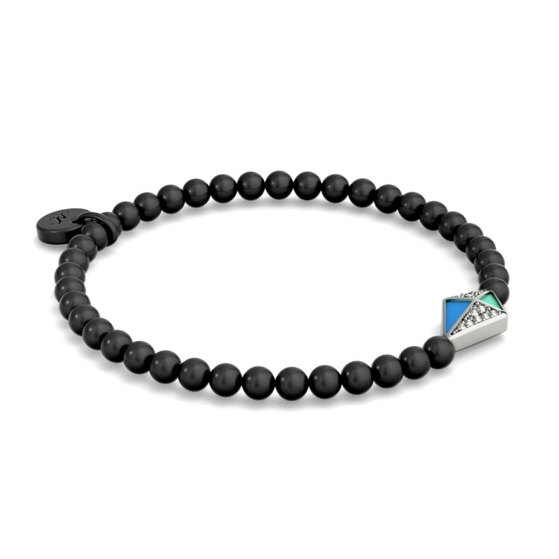 Drachen | Rotguss | Emaille | Kristall-Charm-Armband