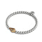Drachen | Silber & 18 Karat Roségold | Kristall-Charm-Armband