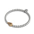 Drachen | Silber & 18 Karat Roségold | Kristall-Charm-Armband