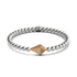 Drachen | Silber & 18 Karat Roségold | Kristall-Charm-Armband