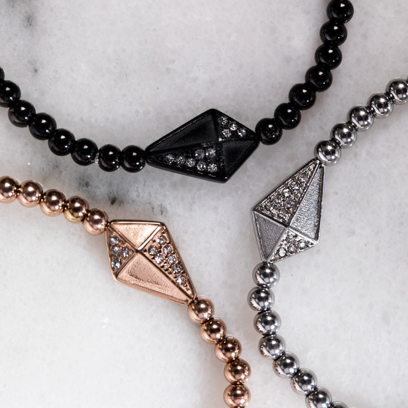 Drachen | Silber | Kristall-Charm-Armband