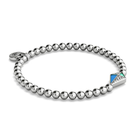 Drachen | Silber | Emaille | Kristall-Charm-Armband