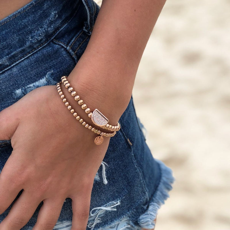 Saftig | 18 Karat Roségold | Kristallmelone