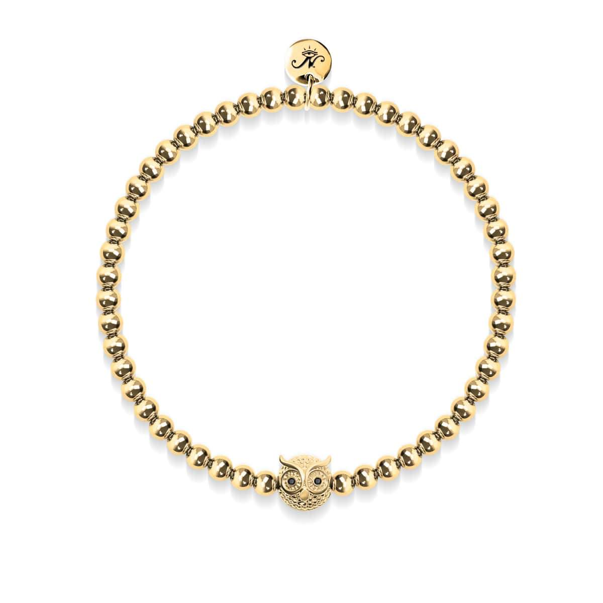 Weisheit | 18 Karat Gold | Kristallnachteule