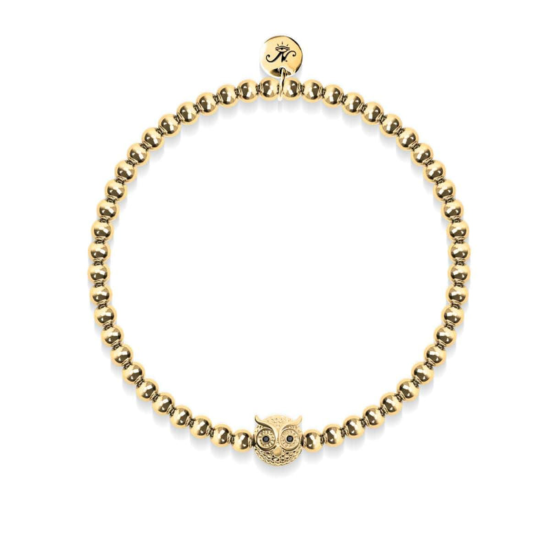 Weisheit | 18 Karat Gold | Kristallnachteule