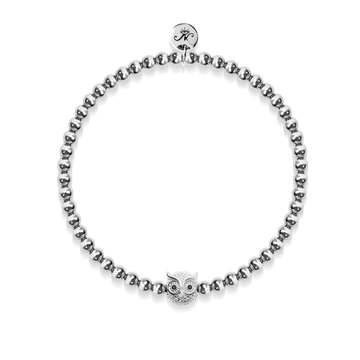 Weisheit | Silber | Kristall Nachteule