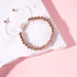 18 Karat Roségold | Gala-Armband mit Kristallpavé | Weiß