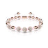 18 Karat Roségold | Kristallpavé Kikiballa-Armband | Rosa