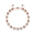 18 Karat Roségold | Kristallpavé Kikiballa-Armband | Rosa