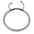 Silber | Kristallpavé Gala Armband | Schwarz