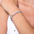 Silber | Kristallpavé Kikiballa Armband | Weiß
