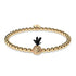 Piña Colada | Rotguss & 18 Karat Gold | Ananas-Armband mit Kristallen