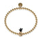 Piña Colada | Rotguss & 18 Karat Gold | Ananas-Armband mit Kristallen