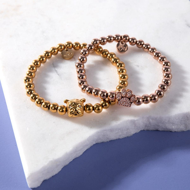 Bestie | 18 Karat Gold | Kristallwelpe