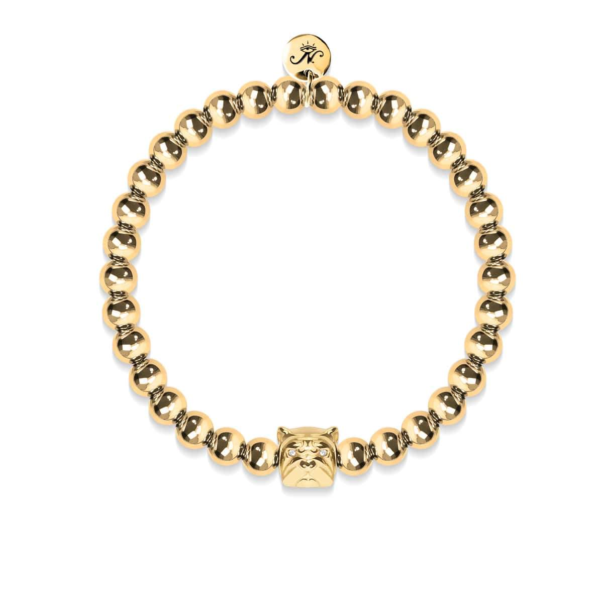 Bestie | 18 Karat Gold | Kristallwelpe
