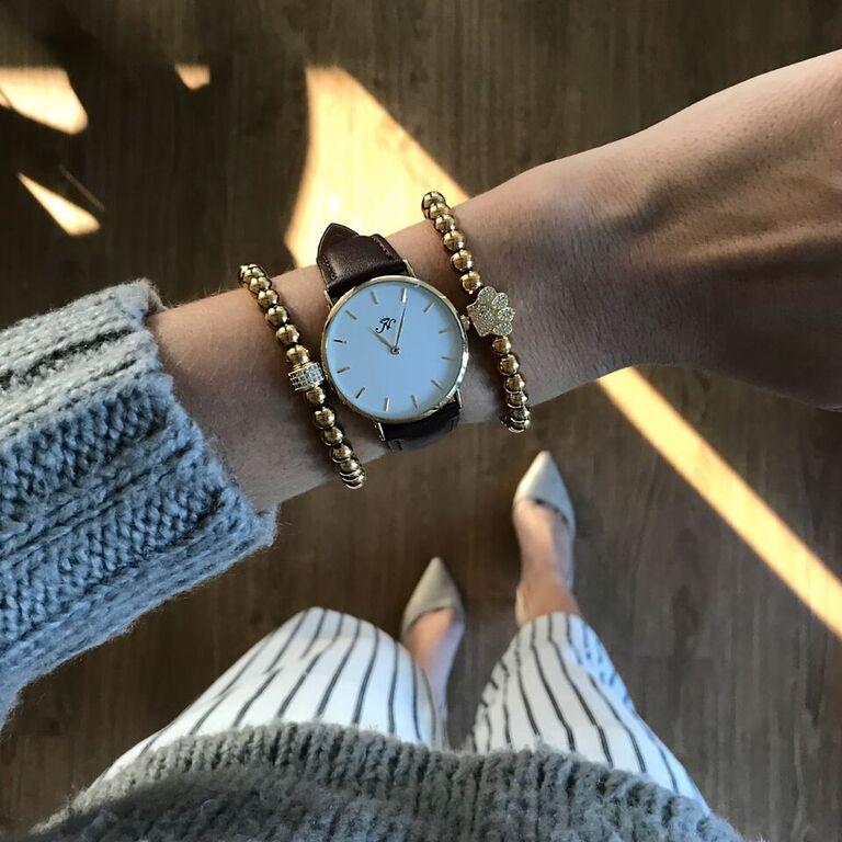 Pfote | 18 Karat Gold | Kristallwelpen-Print