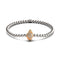 Isla | 18 Karat Roségold & Silber | Kristall-Muschel-Charm-Armband