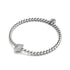 Isla | Silber | Kristall-Muschel-Charm-Armband