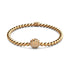 Playa | 18 Karat Roségold | Kristall-Muschel-Charm-Armband