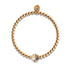 Playa | 18 Karat Roségold | Kristall-Muschel-Charm-Armband