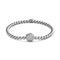 Playa | Silber | Kristall-Muschel-Charm-Armband