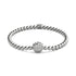 Playa | Silber | Kristall-Muschel-Charm-Armband