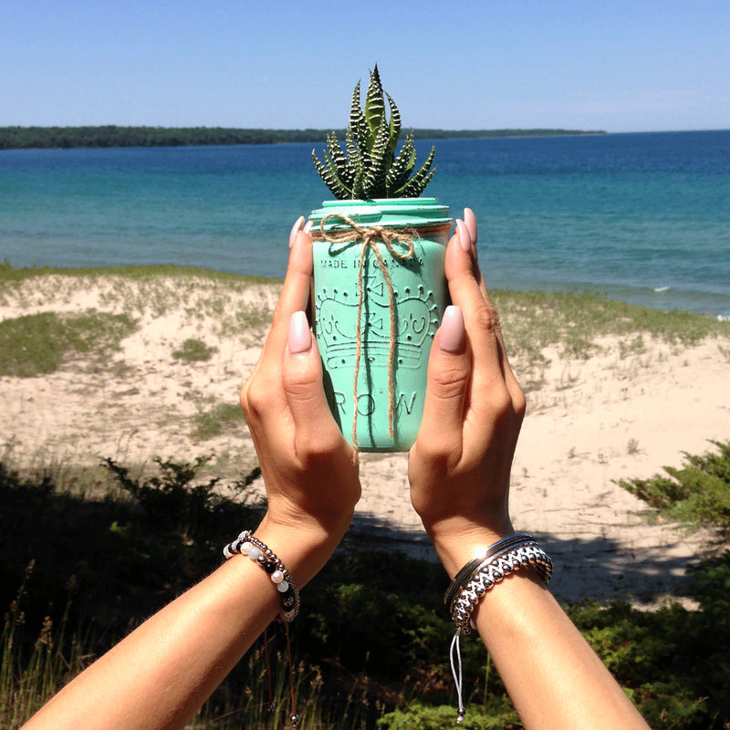 Tortuga | Silber | Kristall-Meeresschildkröten-Armband