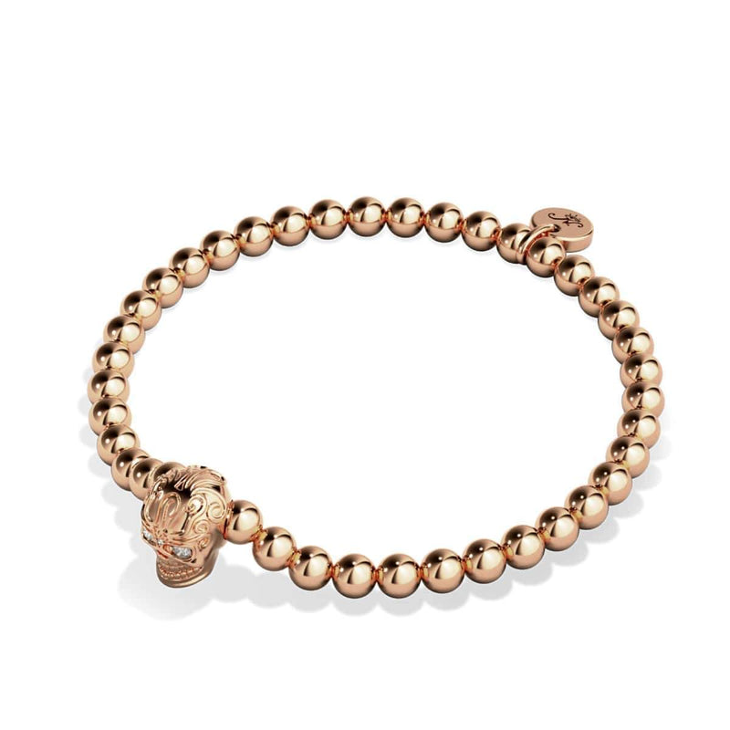 Calavera | 18 Karat Roségold | Kristallschädel