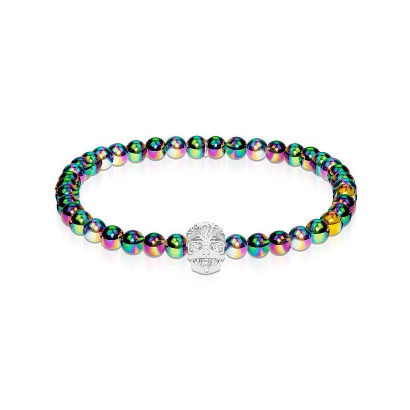 Calavera | Einhorn Silber | Kristallschädel