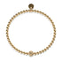 Tor | 18 Karat Gold | Kristall-Fußball-Charm-Armband