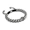 Balance | Silber | Schwarz | Kristall Yin Yang | Makramee Charmballa Armband