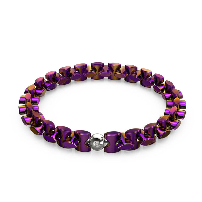 Lila Sonnenuntergang | Monroe Links | Sanduhr-Armband