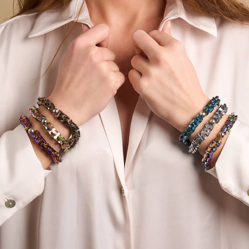 Einhorn Silber | Monroe Links | Sanduhr Armband