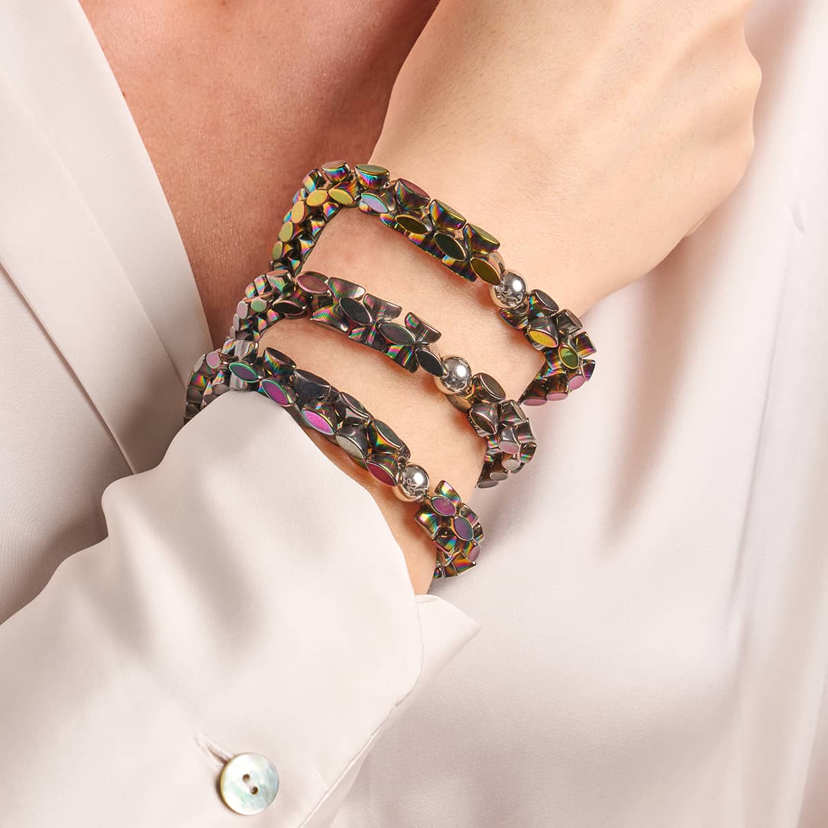 Einhorn Silber | Monroe Links | Sanduhr Armband