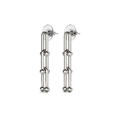 Die Juno | Pellet-Kettenohrringe