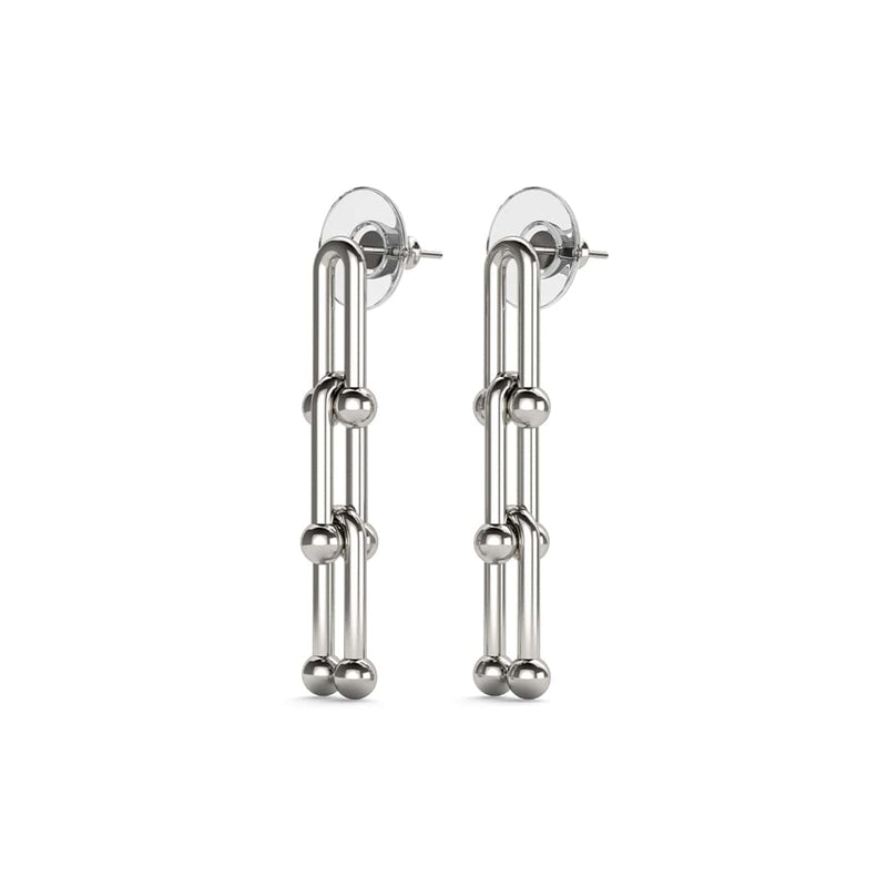 Die Juno | Pellet-Kettenohrringe