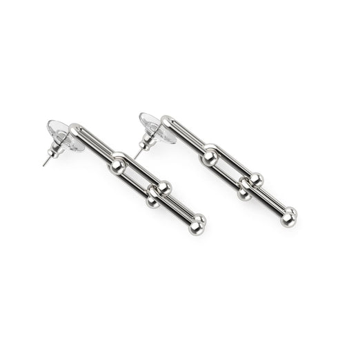 Die Juno | Pellet-Kettenohrringe