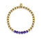 Bewunderung | 18 Karat Gold | Amethyst | Edelstein-Ausdrucksarmband