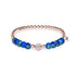 Atlantis | 18 Karat Roségold | Kristallmeer-Edelsteinarmband
