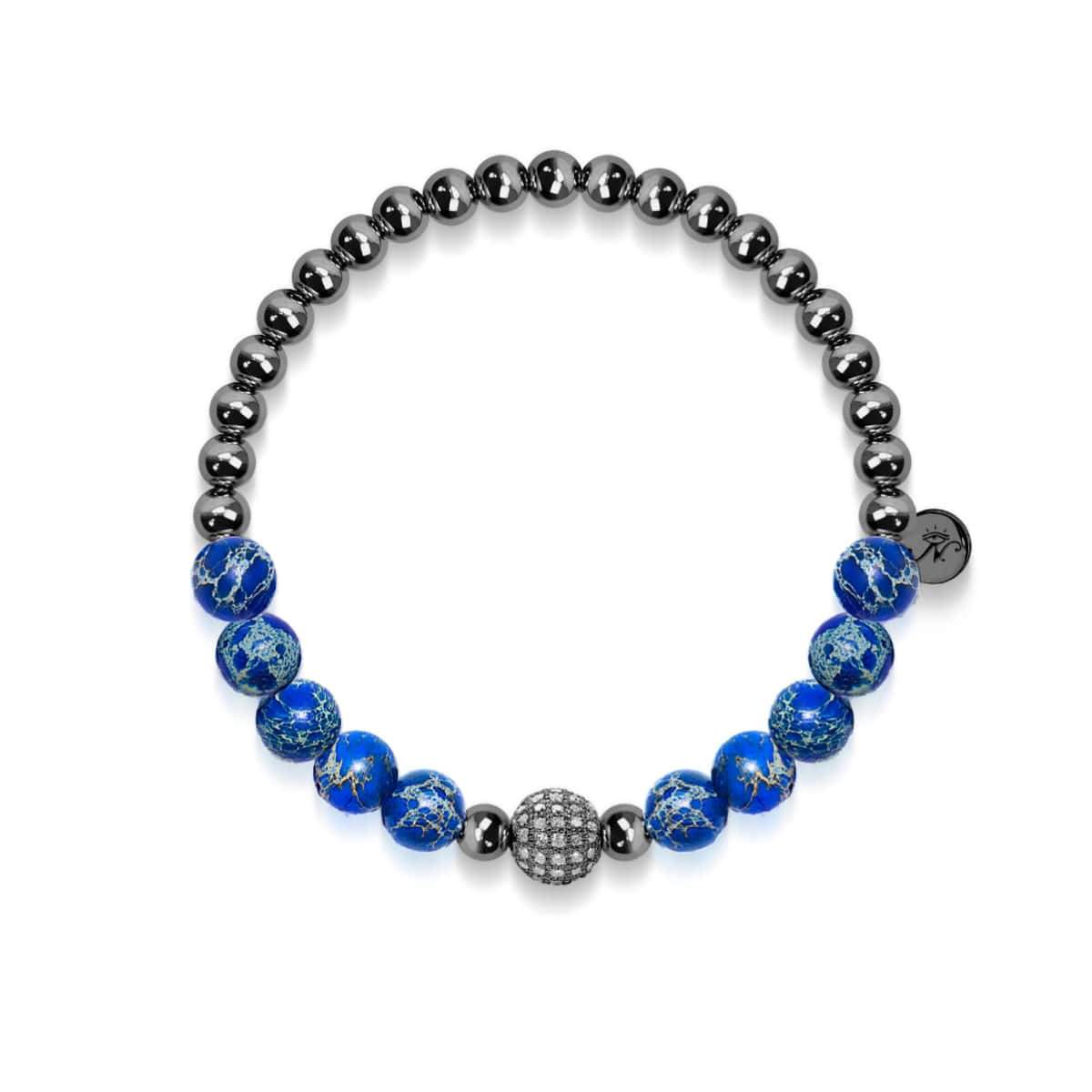 Atlantis | Rotguss | Kristallmeer-Edelsteinarmband