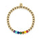Chakra | 18 Karat Gold | Edelstein-Ausdrucksarmband