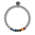Chakra | Silber | Edelstein-Ausdrucksarmband