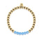 Coy | 18 Karat Gold | Aquamarin | Edelstein-Ausdrucksarmband