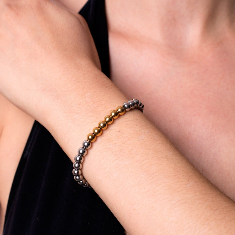 Ekstatisch | Silber | 18 Karat Gold | Ausdrucksarmband