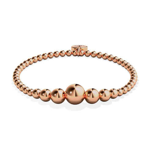 Bezaubernd | Kaskade aus 18 Karat Roségold | Ausdrucksarmband