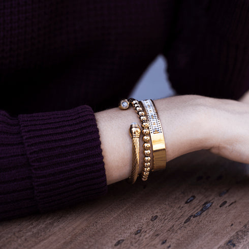 Euphoria | 18 Karat Gold | 18 Karat Roségold | Ausdrucksarmband
