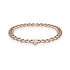 Faszinierend | 18 Karat Roségold | Kristallpavé-Ausdrucksarmband