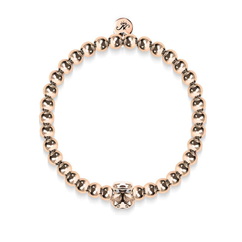 Trooper | 18 Karat Roségold | Kristall-Charm-Armband