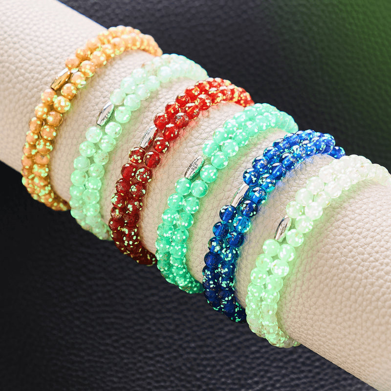 Kaktus | 925er Sterlingsilber | Glühwürmchen-Glasfolie